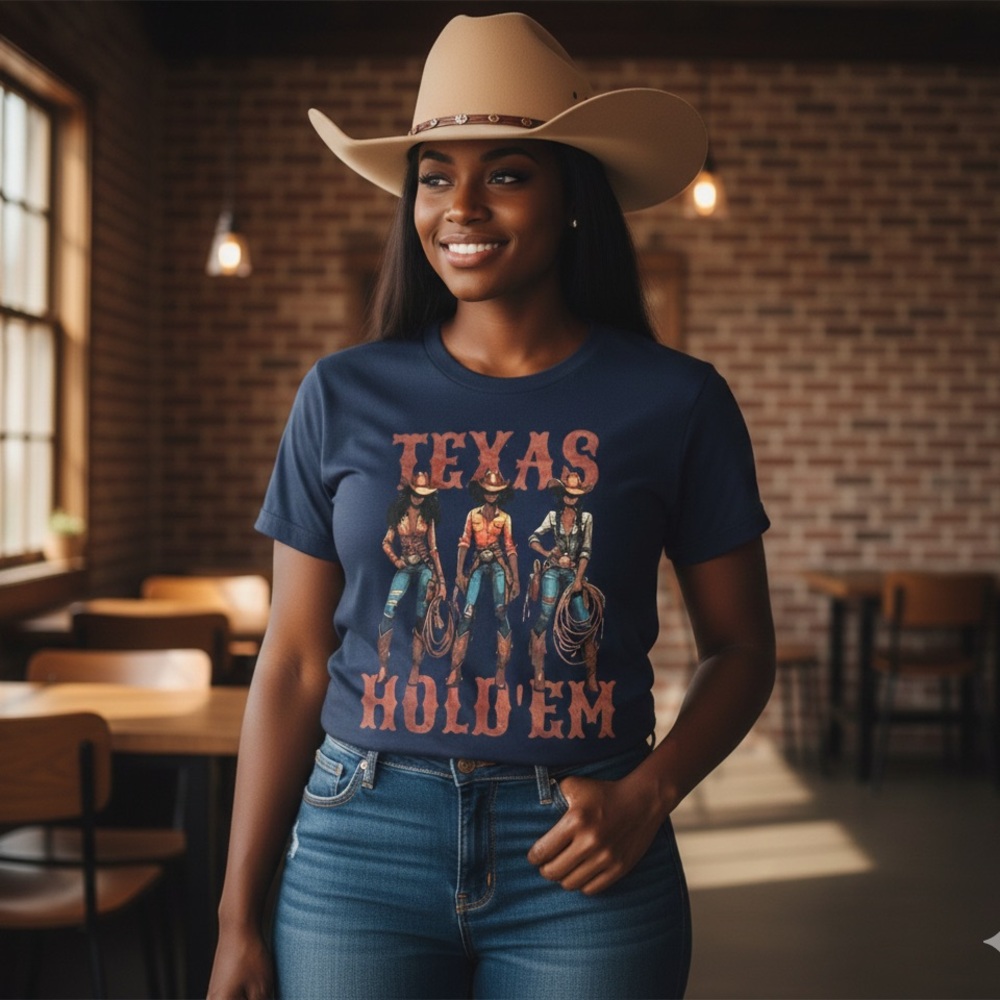 Port and Company Navy Texas Hold'em Tee